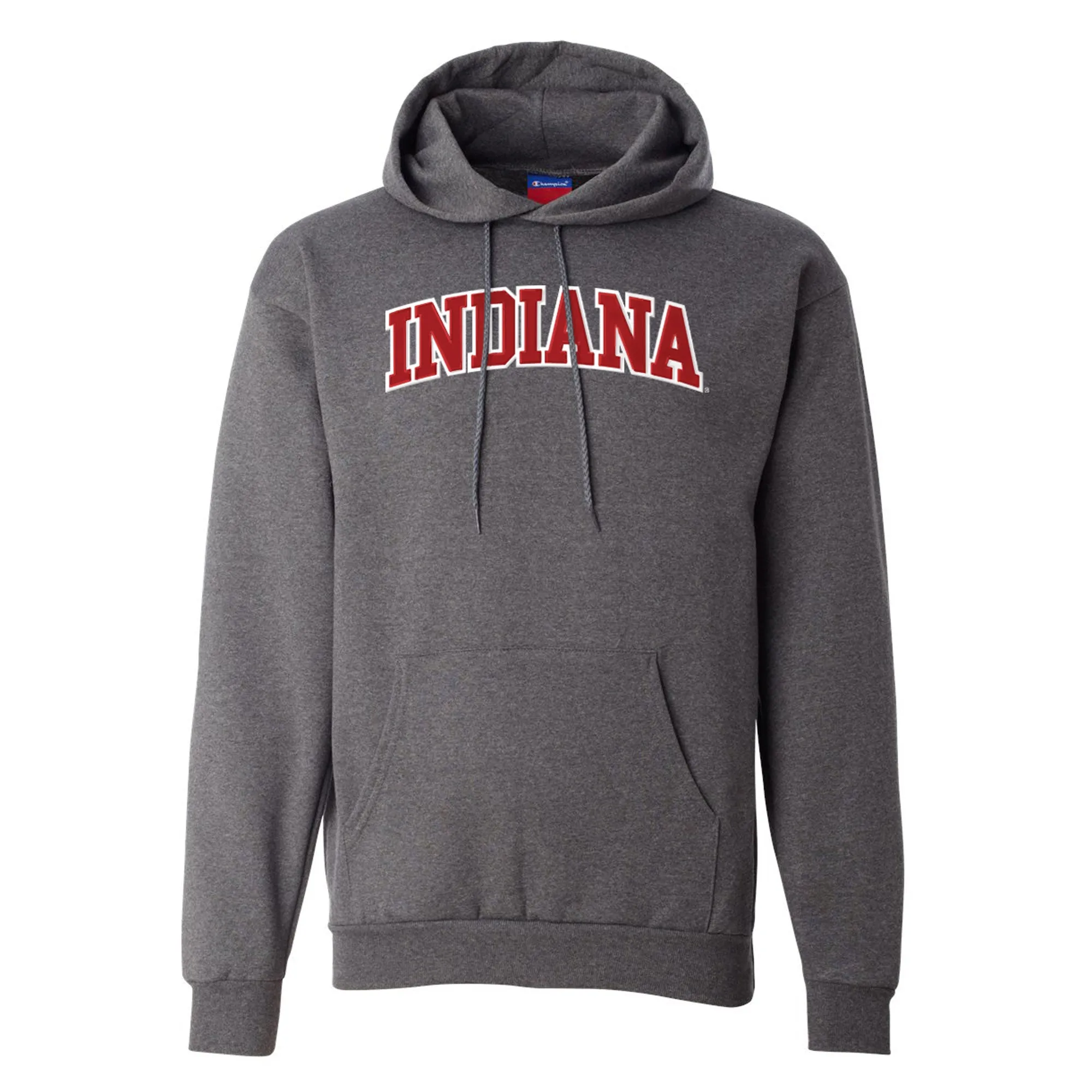 Champion Indiana Applique Powerblend Hoodie - Charcoal Heather