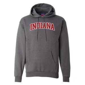 Champion Indiana Applique Powerblend Hoodie - Charcoal Heather