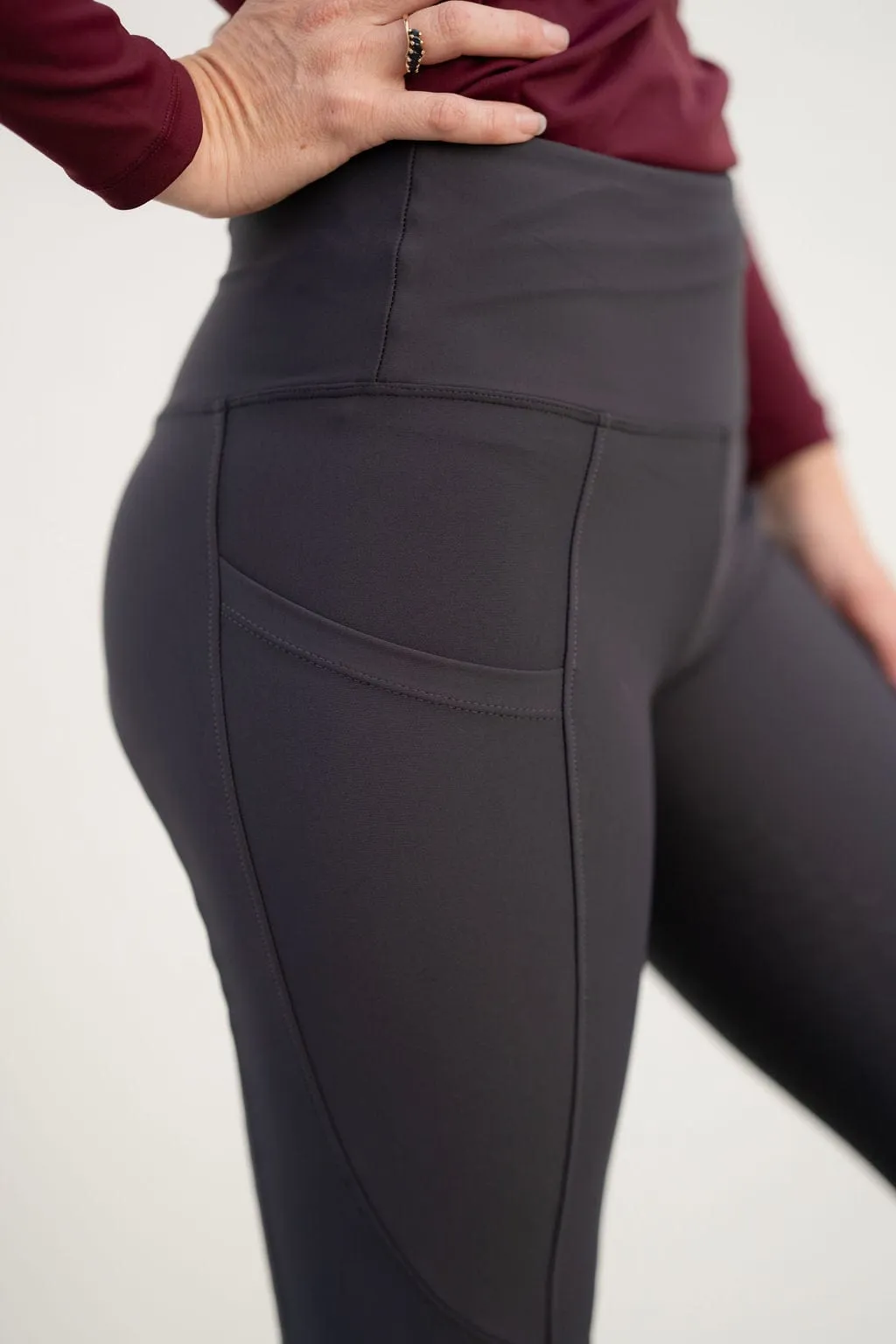 Charcoal Define | Full Seat Leggings