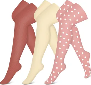 CHARMKING Compression Socks (3 Pairs) Knee High Compression Sock for Women & Men Stockings for Running, Cycling,Athletic