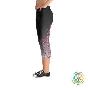 Cherry Blossom Capri Leggings