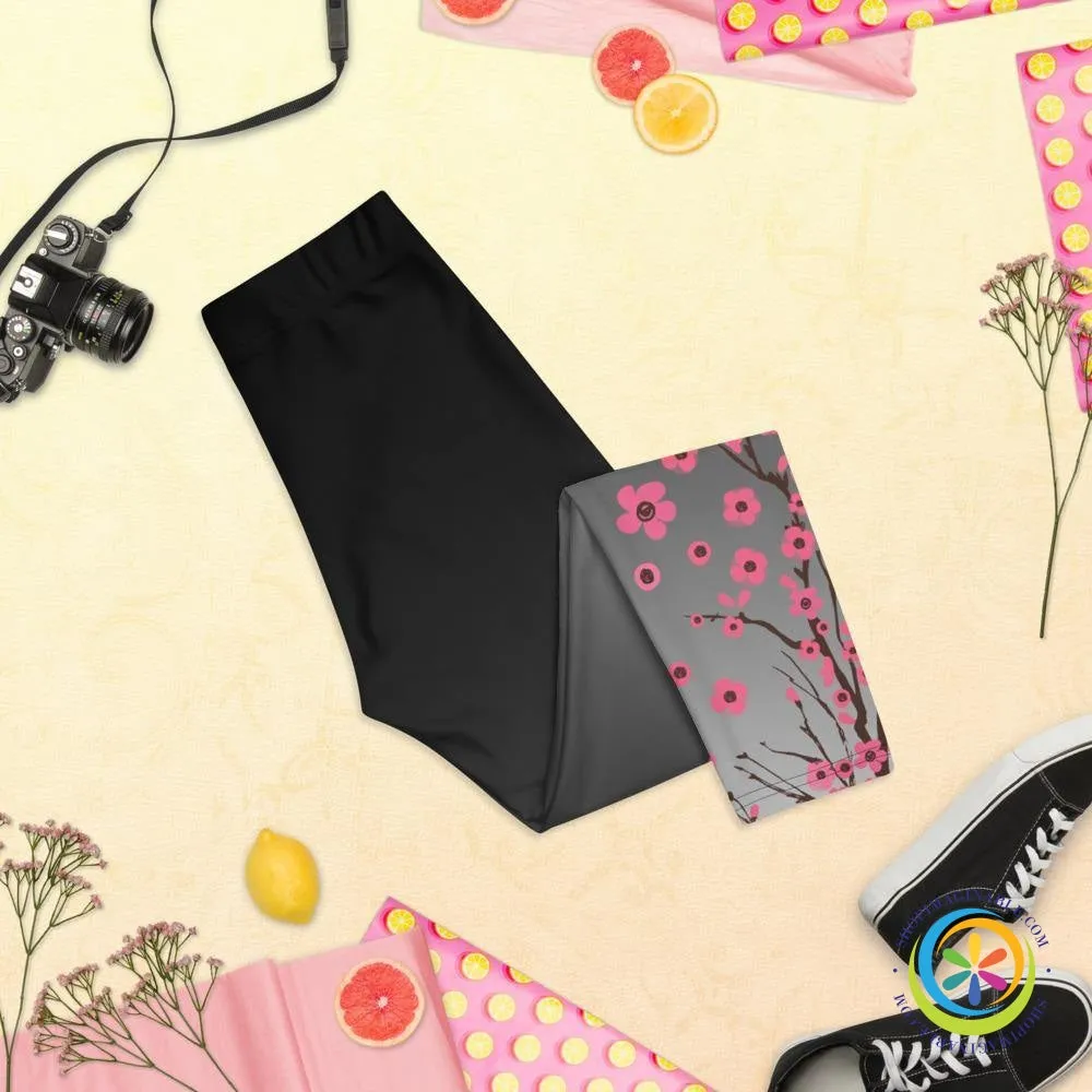 Cherry Blossom Capri Leggings