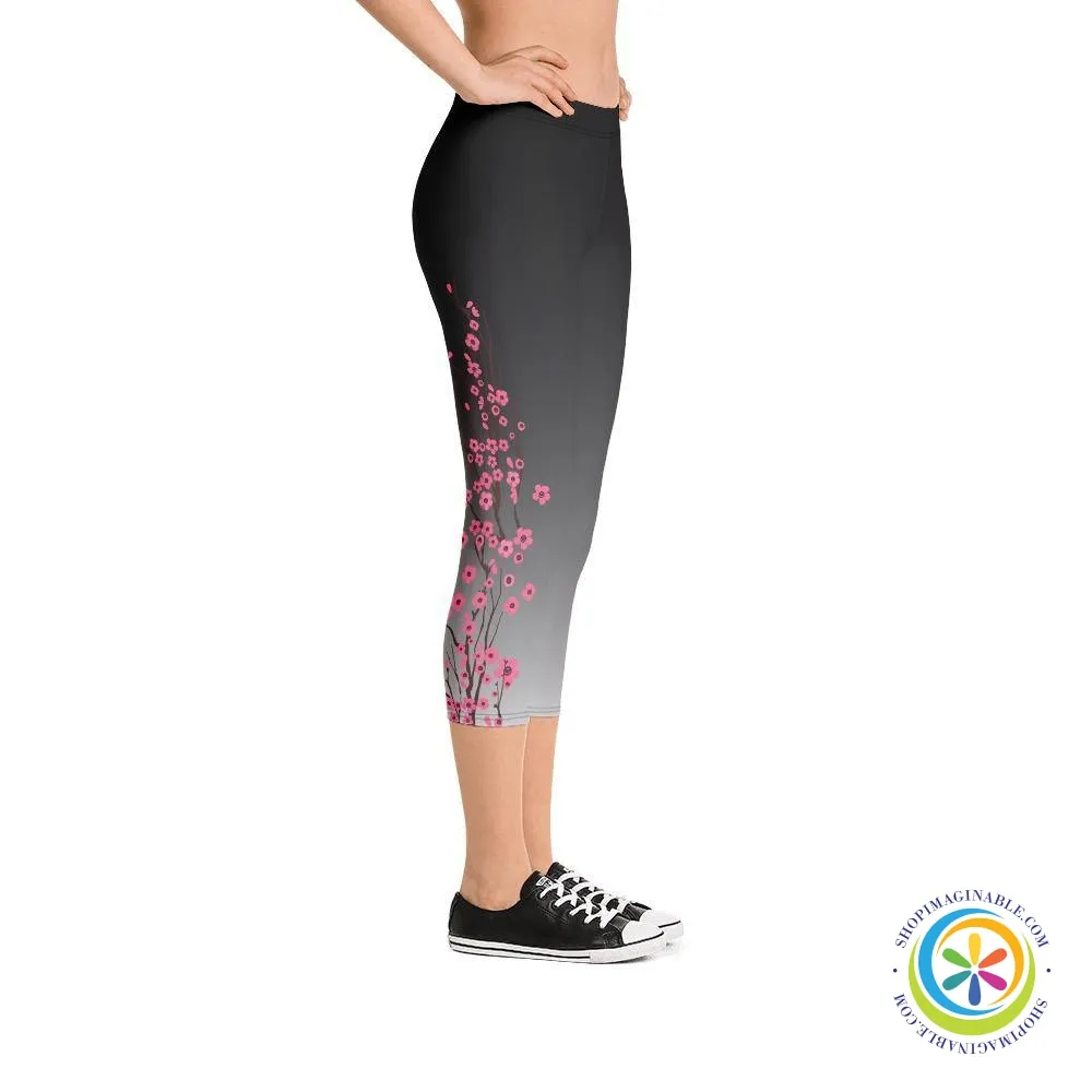 Cherry Blossom Capri Leggings