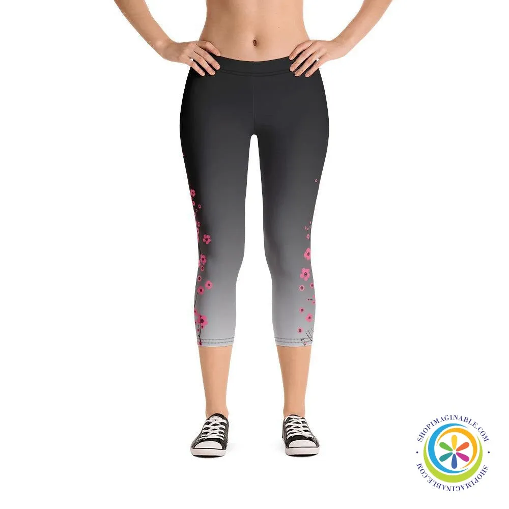 Cherry Blossom Capri Leggings