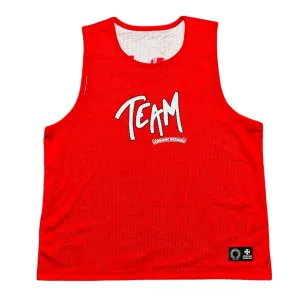 Chrome Hearts Form Reversible Warmup Basketball Jersey Red Pre-Owned