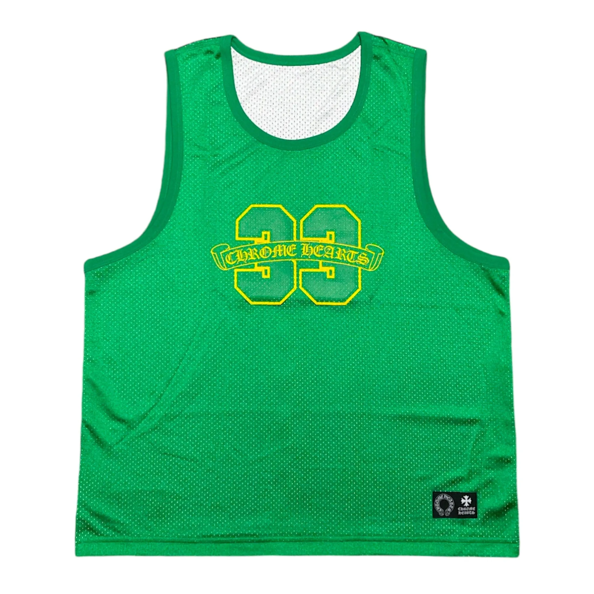 Chrome Hearts Sports Mesh Reversible Warmup Basketball Jersey Green