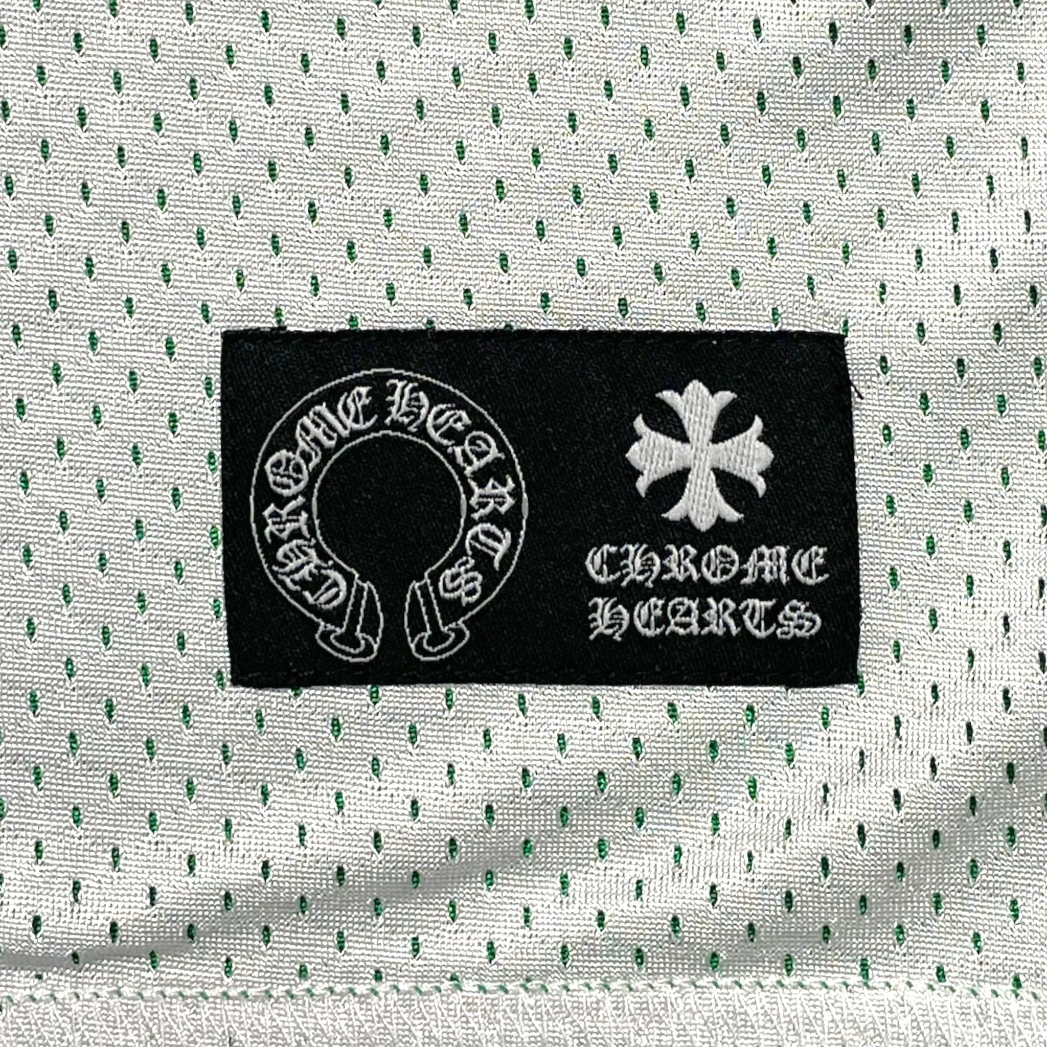 Chrome Hearts Sports Mesh Reversible Warmup Basketball Jersey Green