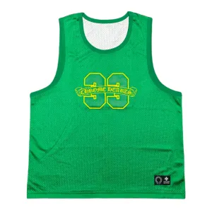 Chrome Hearts Sports Mesh Reversible Warmup Basketball Jersey Green