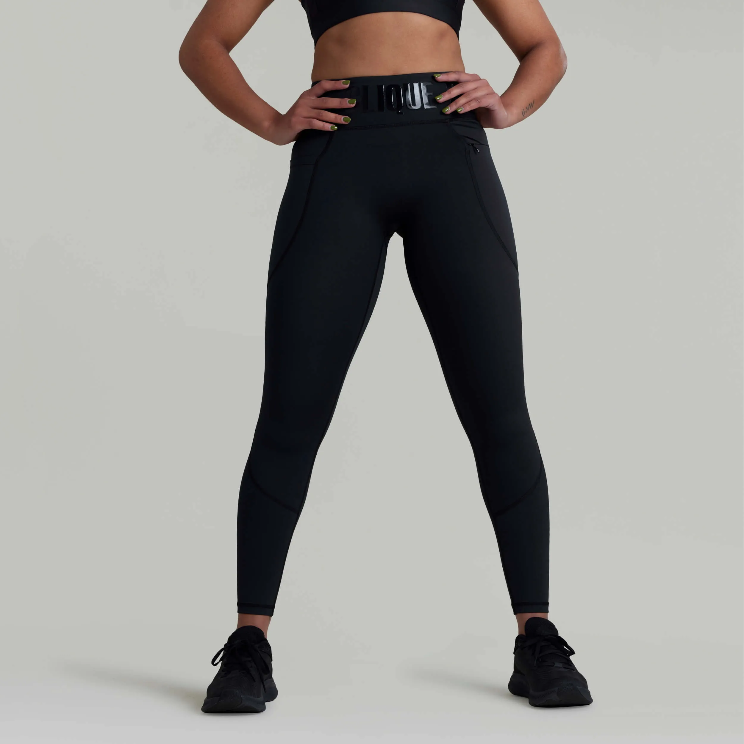 CLQ Zone Compression Tights - Stealth