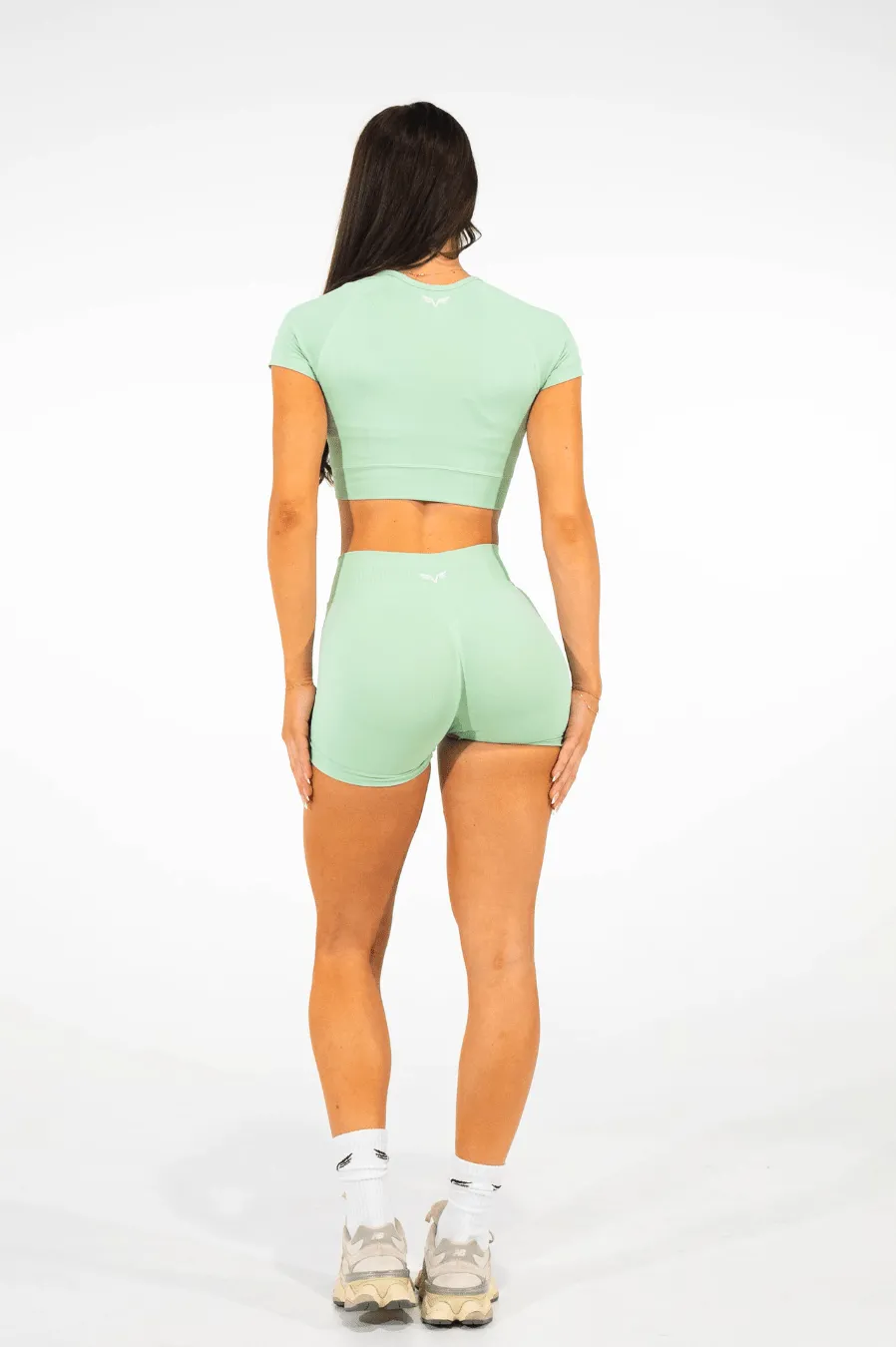 Club Athletica Flex Seamless Crop Top Light Green