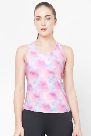 COLOR BLASTED JUST-DRY PERFORMANCE AIRY VEST - PINK