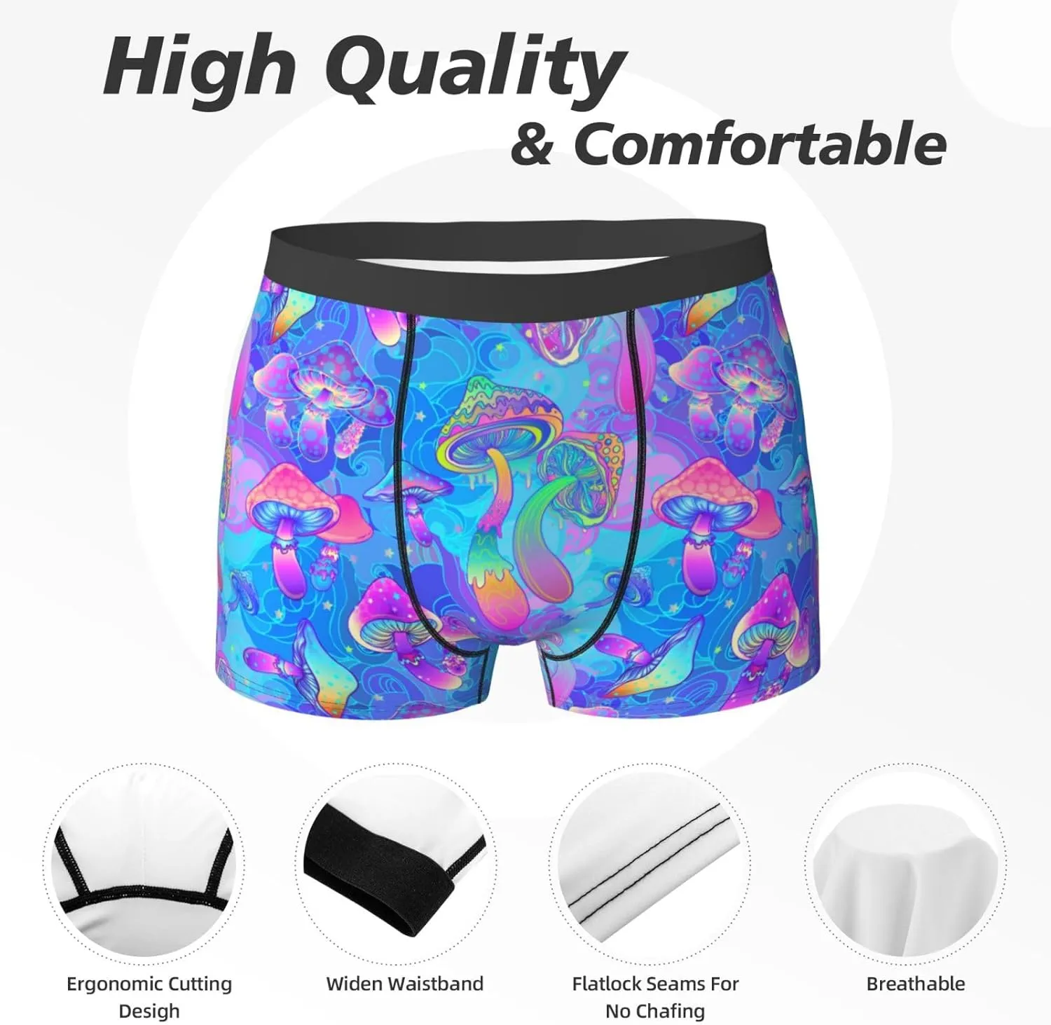 Colorful Pineapples Men'S Underwear Briefs Breathable Stretch