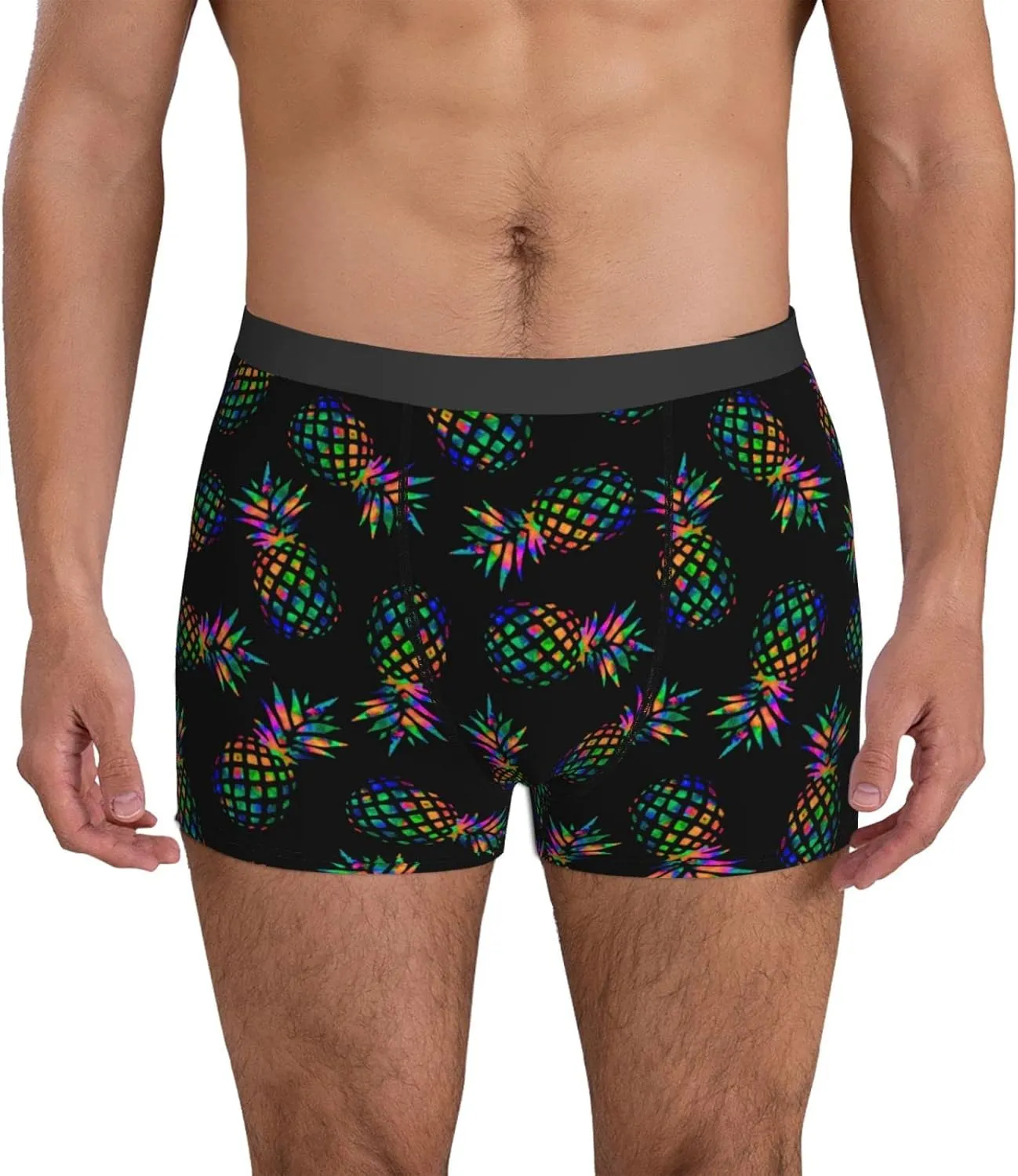 Colorful Pineapples Men'S Underwear Briefs Breathable Stretch