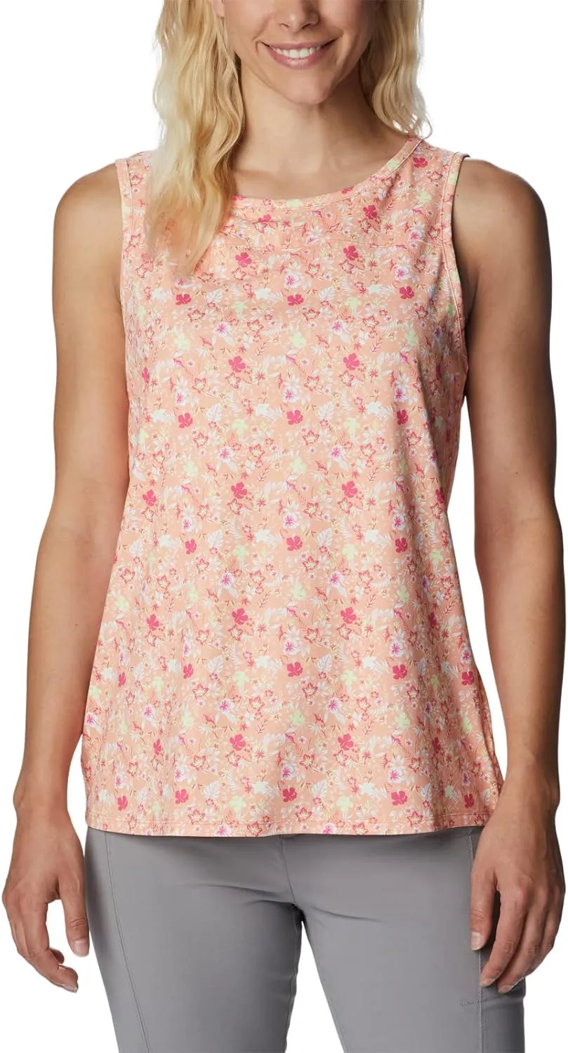 Columbia Women's Columbia Women’s Chill River Tank Top, Moisture Wicking, Sun Protection