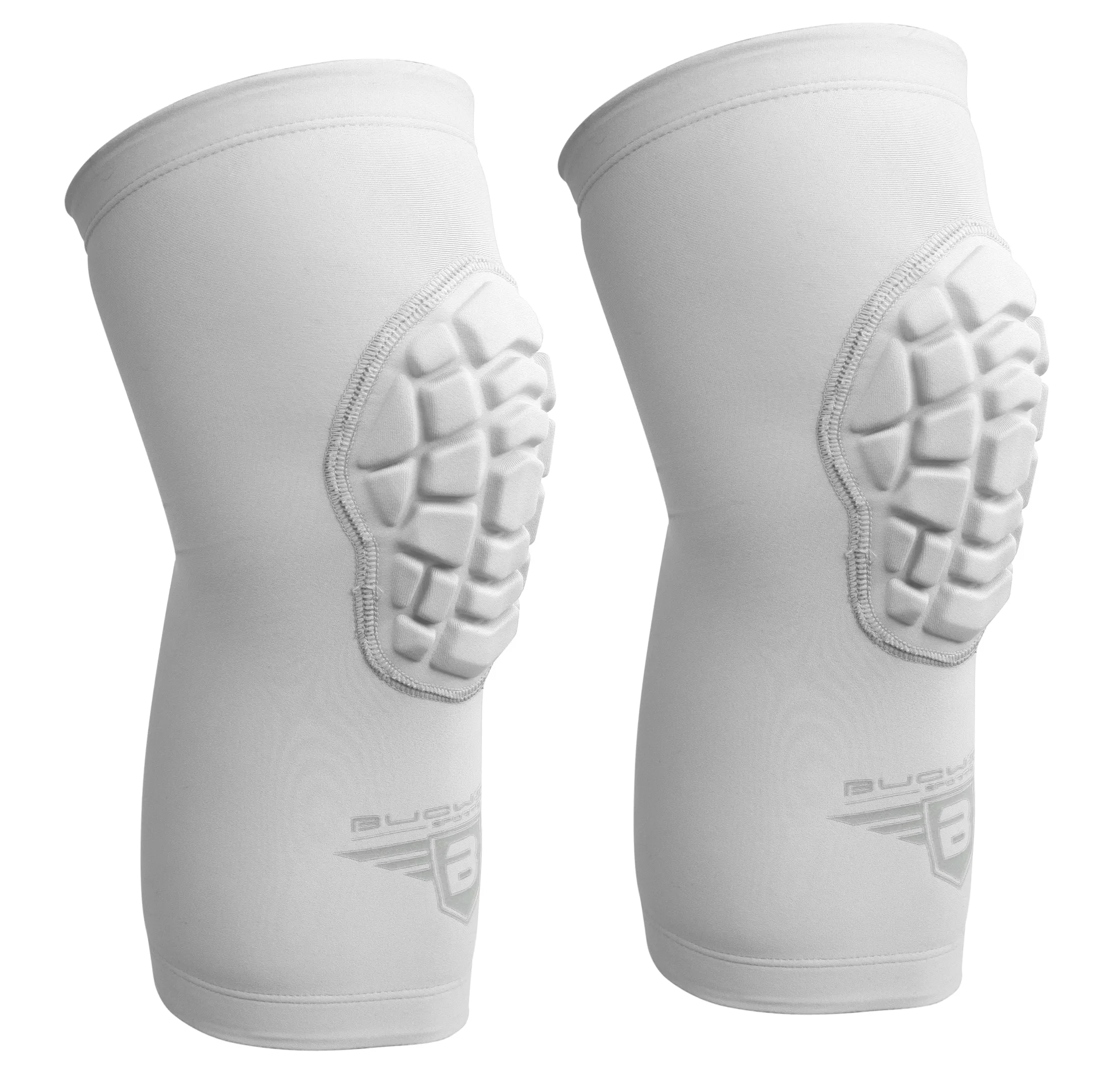Compression Knee Pads - White