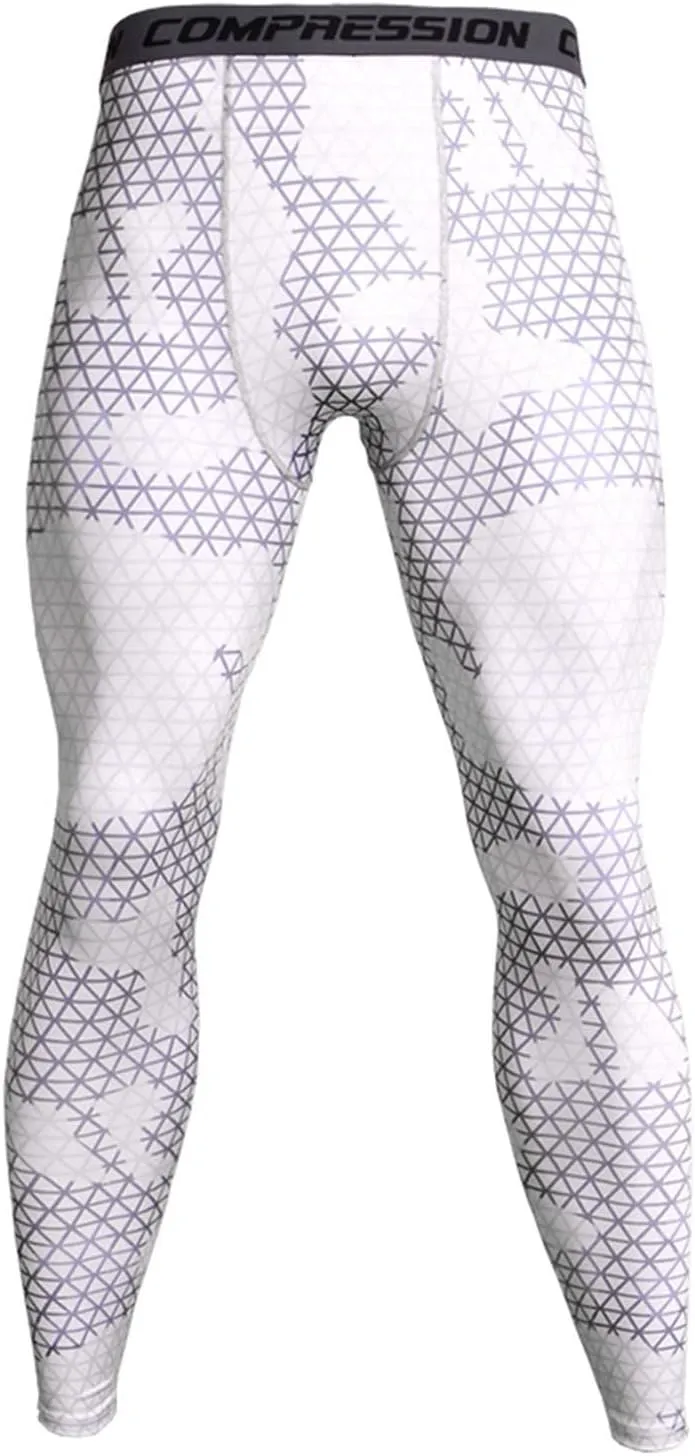 Compression Pants Men Recovery Seamless Quick Dry Stretchy Sports Running Leggings Slim Workout Gym Compression Pants