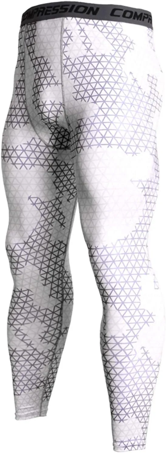 Compression Pants Men Recovery Seamless Quick Dry Stretchy Sports Running Leggings Slim Workout Gym Compression Pants