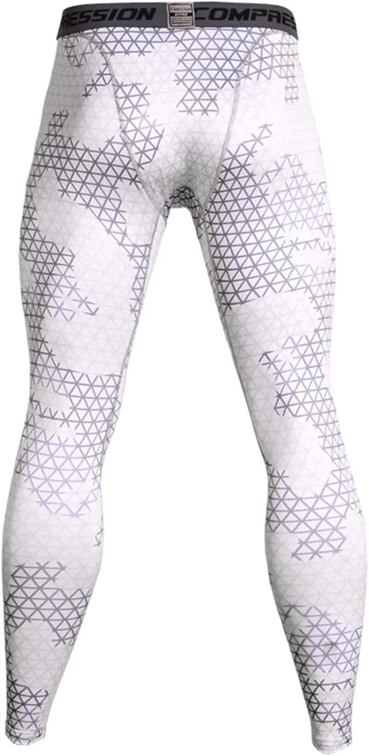 Compression Pants Men Recovery Seamless Quick Dry Stretchy Sports Running Leggings Slim Workout Gym Compression Pants