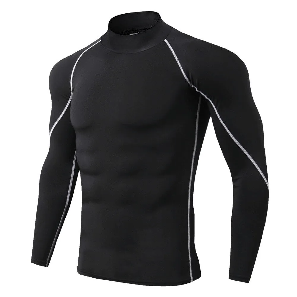 Compression Quick Dry Men's Long Sleeves T-Shirt for Running - SF0672