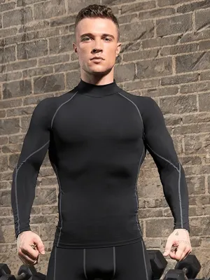 Compression Quick Dry Men's Long Sleeves T-Shirt for Running - SF0672