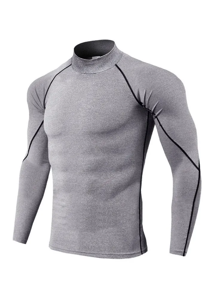 Compression Quick Dry Men's Long Sleeves T-Shirt for Running - SF0672