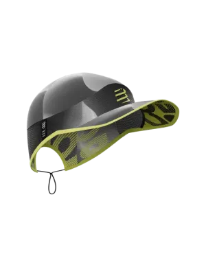 Compressport Unisex's Pro Racing Cap - Black/White/Safety Yellow