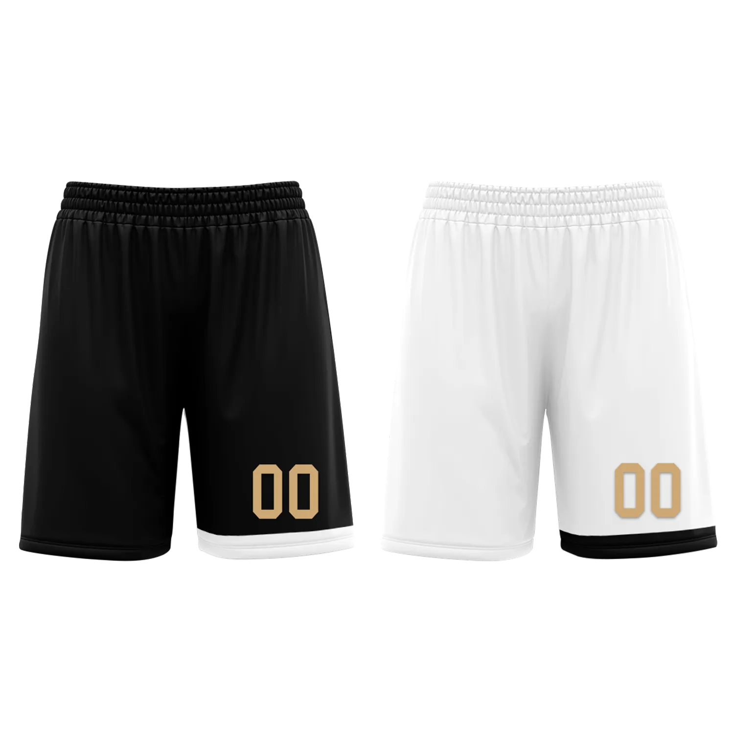 Corporate Gifts,Custom Black White Classic Style Reversible Basketball Uniform Personalized BBJR-D017044
