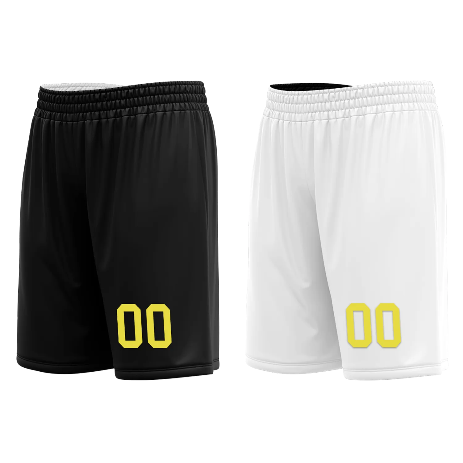 Corporate Gifts,Custom Black White Classic Style Reversible Basketball Uniform Personalized BBJR-D017048