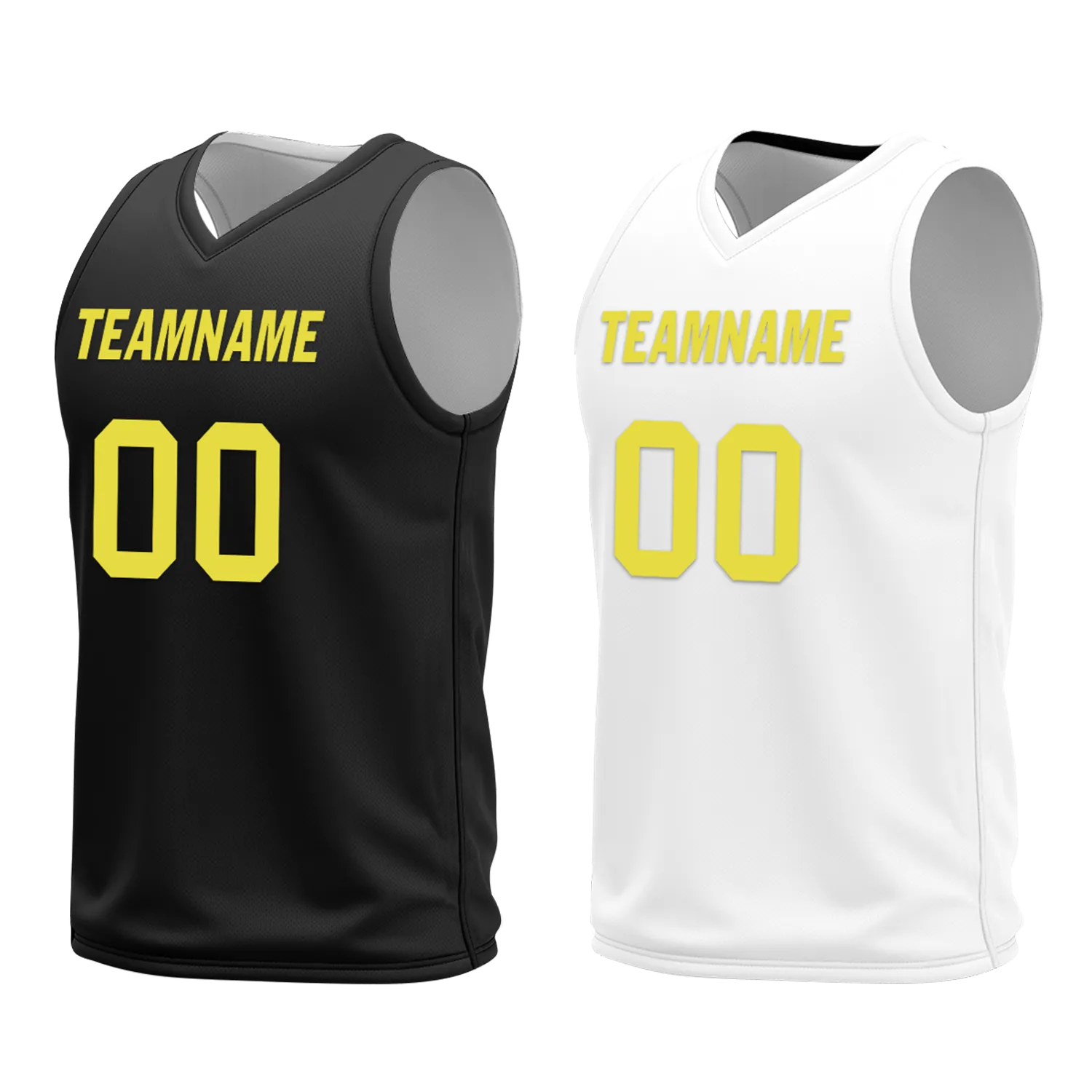 Corporate Gifts,Custom Black White Classic Style Reversible Basketball Uniform Personalized BBJR-D017048