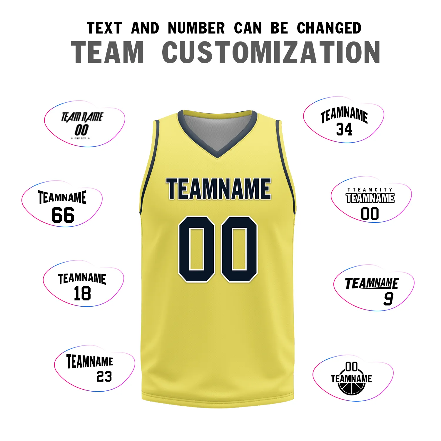 Corporate Gifts,Custom Blue Yellow Classic Style Reversible Basketball Uniform Personalized BBJR-D017059
