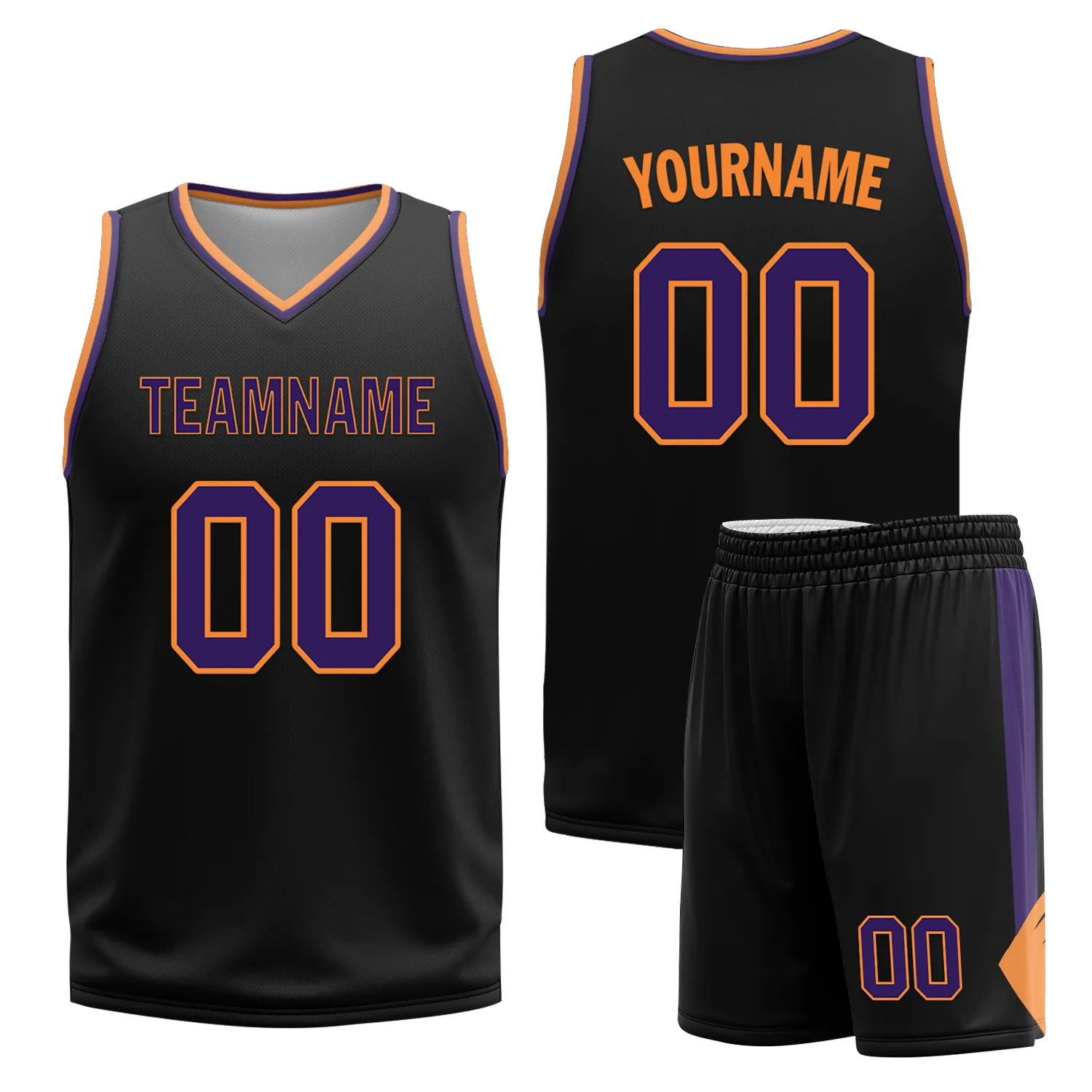 Corporate Gifts,Custom White Black Classic Style Reversible Basketball Uniform Personalized BBJR-D017057