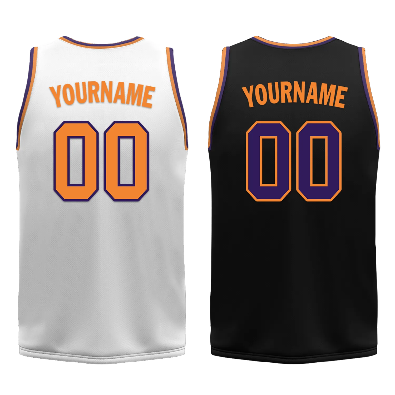 Corporate Gifts,Custom White Black Classic Style Reversible Basketball Uniform Personalized BBJR-D017057