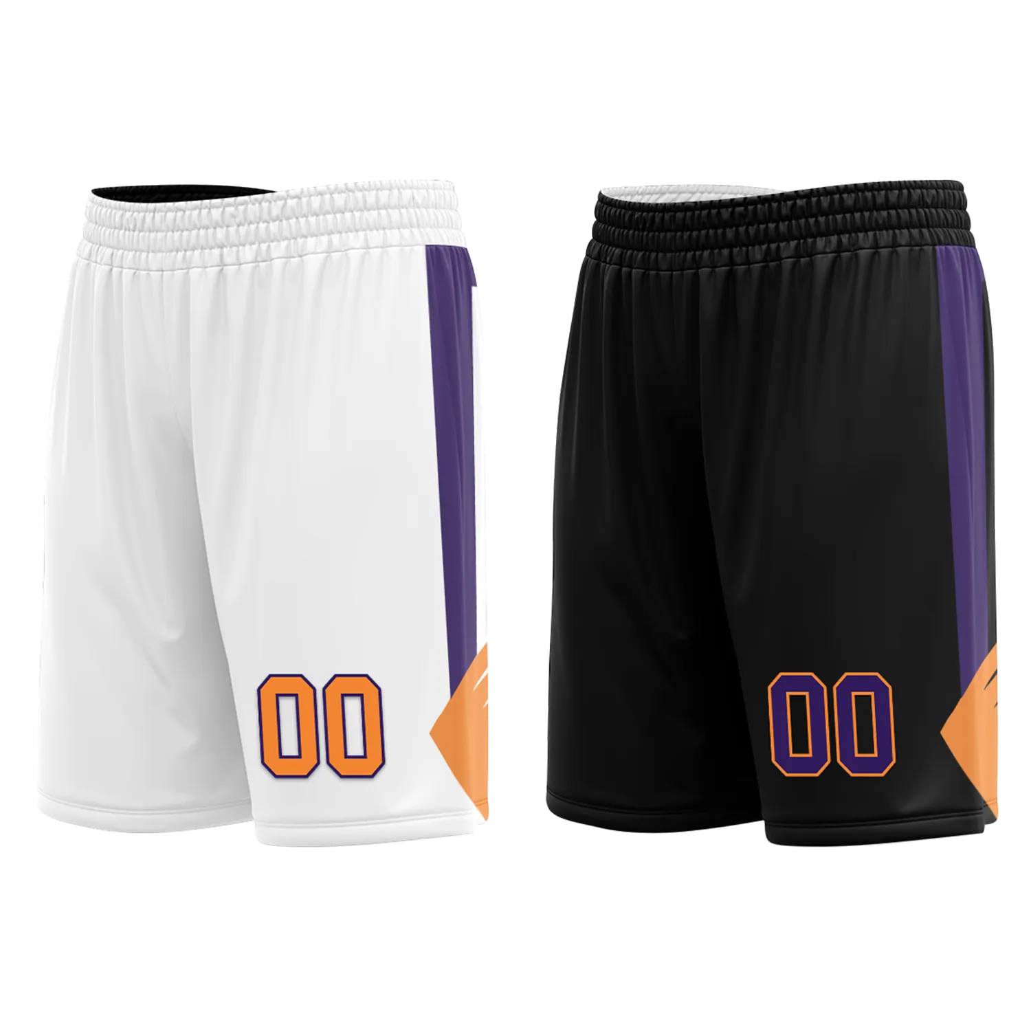 Corporate Gifts,Custom White Black Classic Style Reversible Basketball Uniform Personalized BBJR-D017057