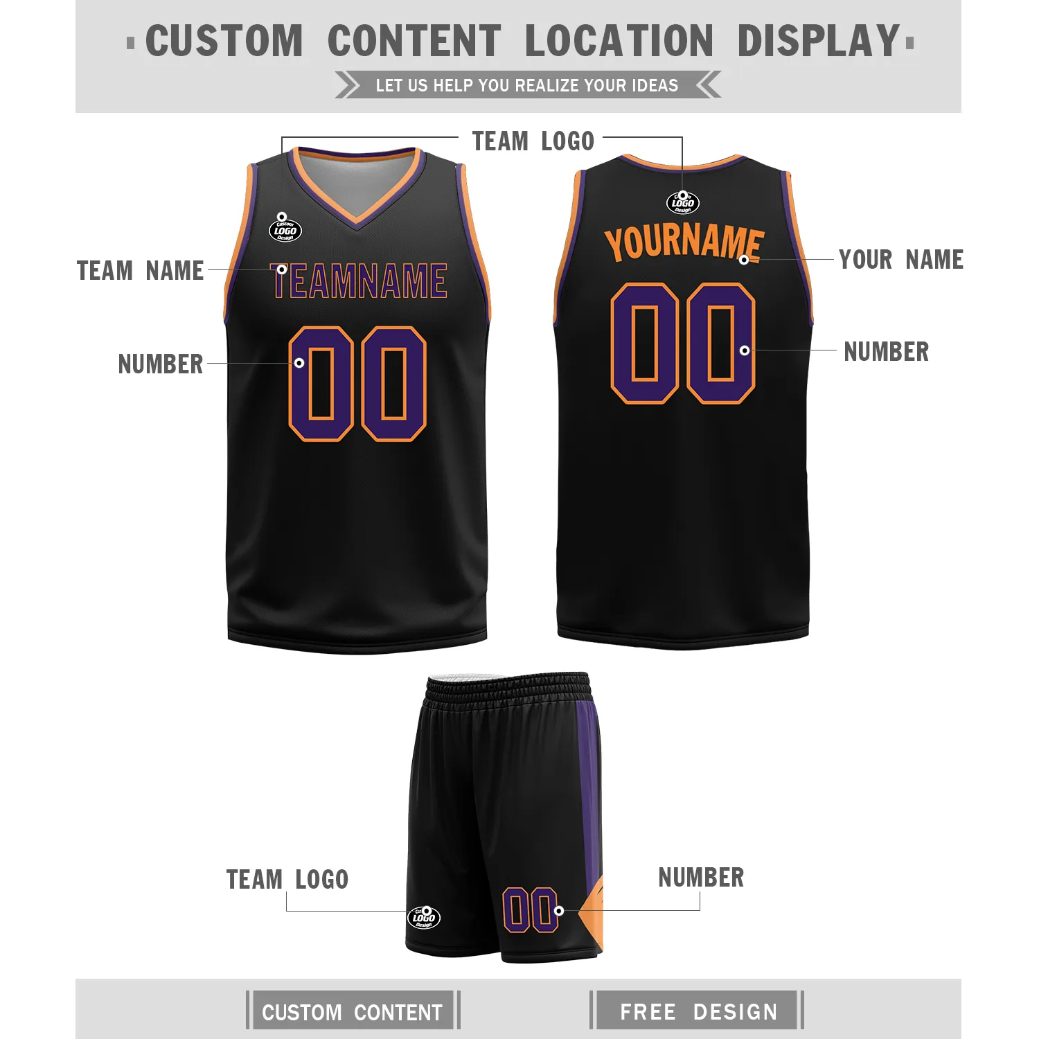 Corporate Gifts,Custom White Black Classic Style Reversible Basketball Uniform Personalized BBJR-D017057