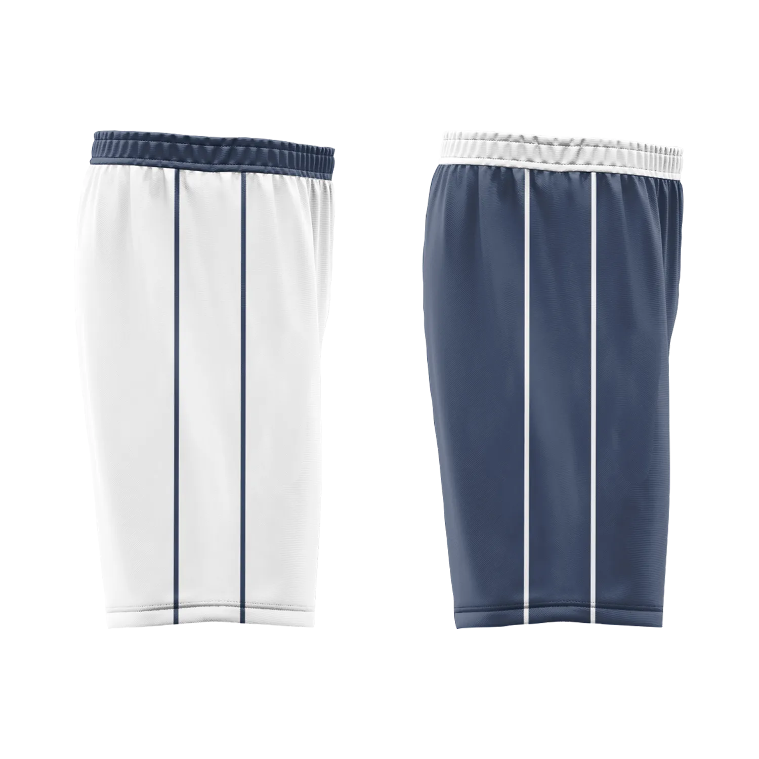 Corporate Gifts,Custom White Blue Classic Style Reversible Basketball Uniform Personalized BBJR-D017054