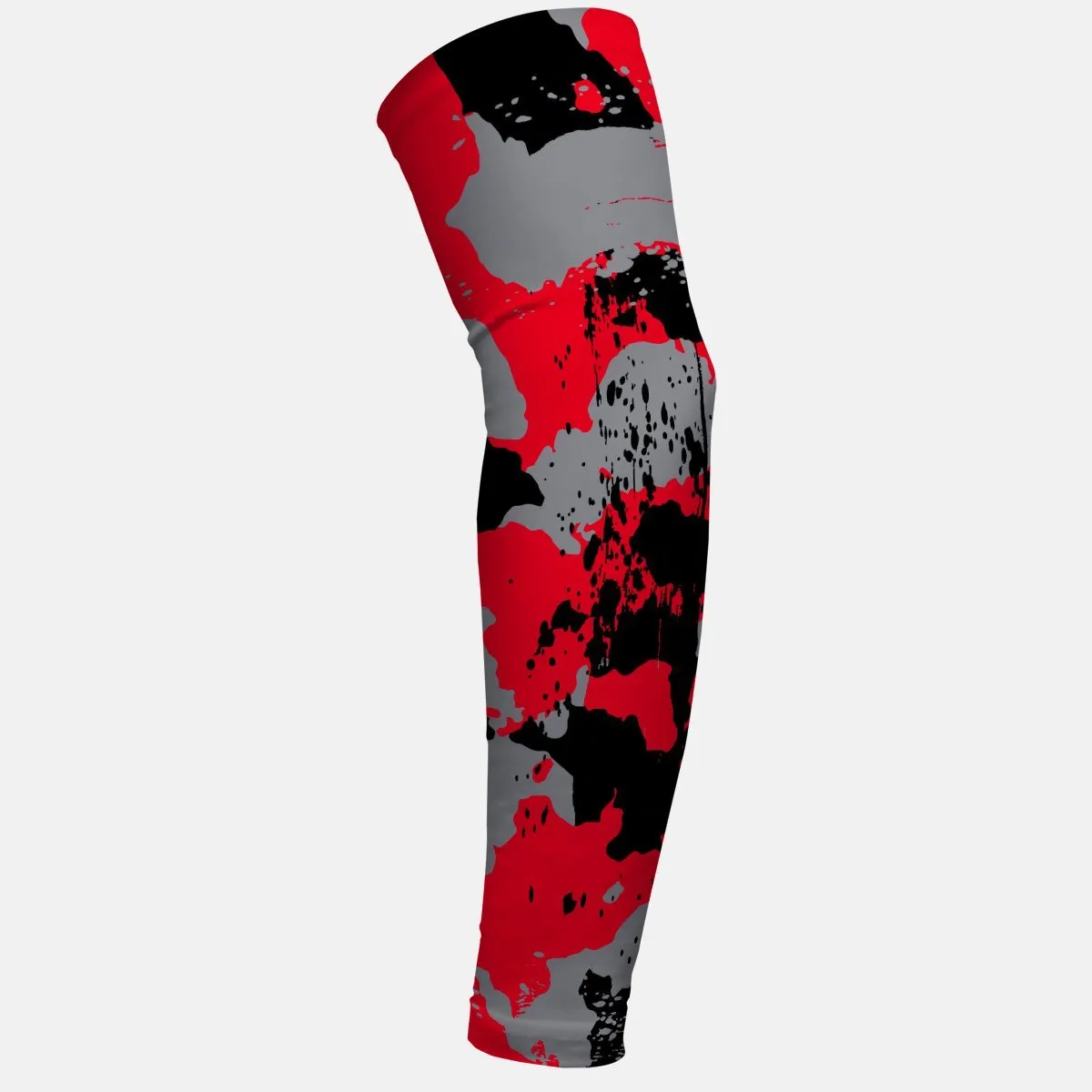 Corrosive Gray Black Red Arm Sleeve