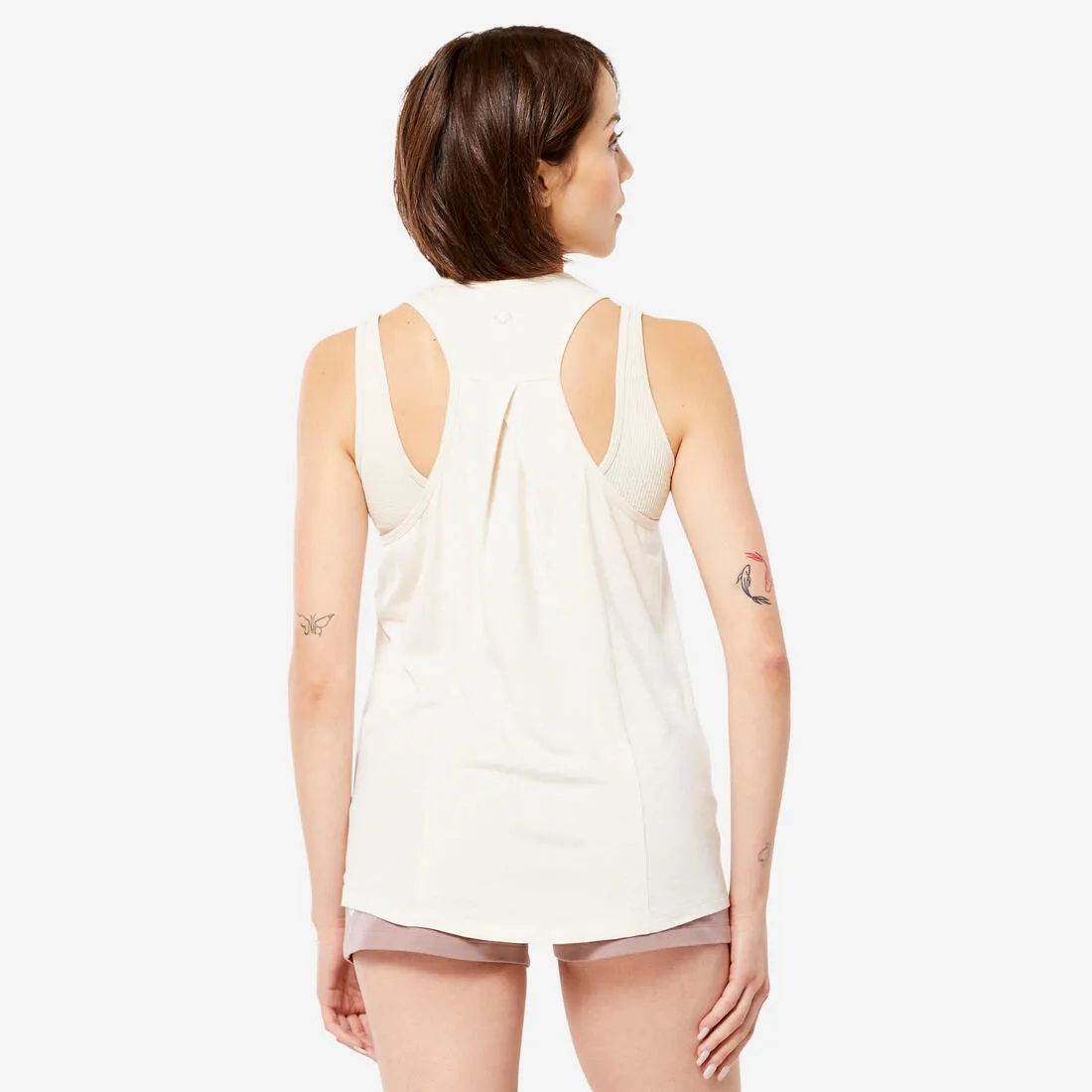 Cotton Yoga Tank Top Print