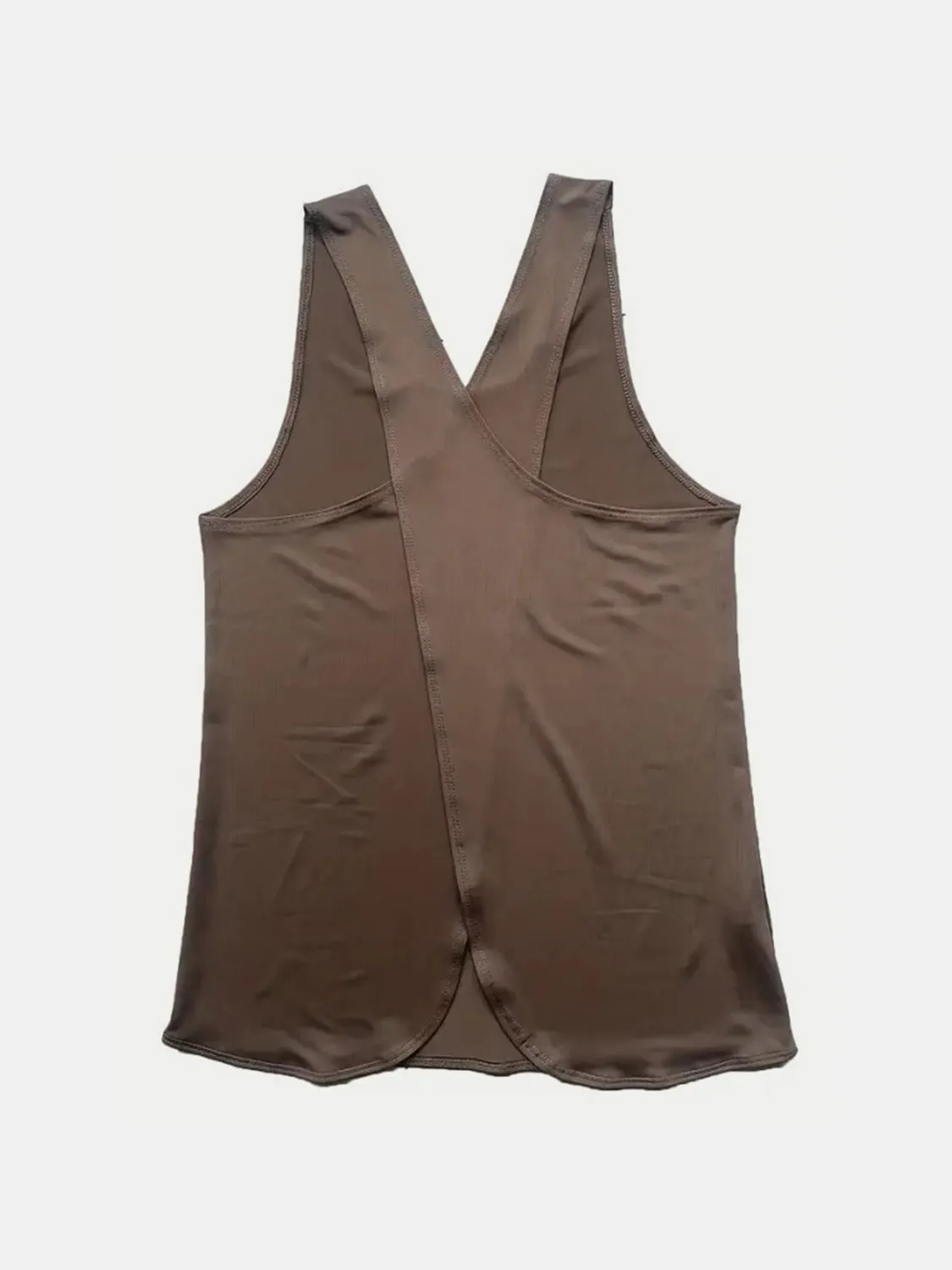 Crisscross Scoop Neck Tank