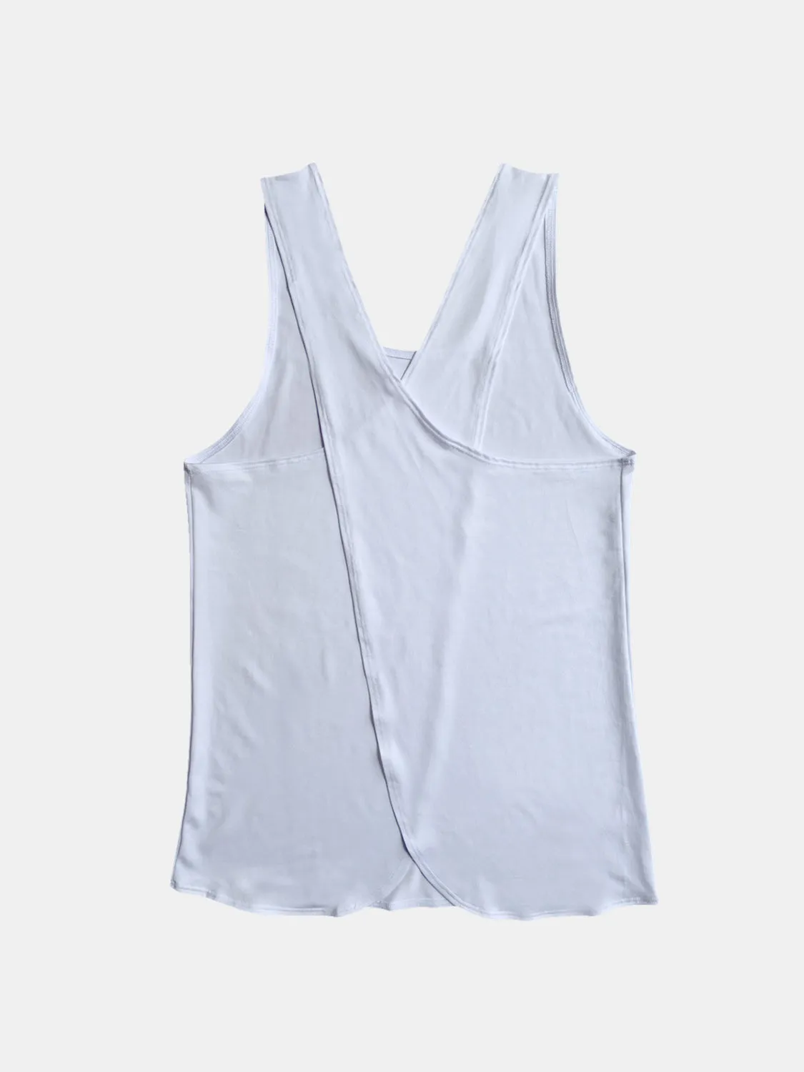 Crisscross Scoop Neck Tank
