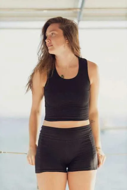 Crop Tank Hemp Top for Yoga, Workout & Casual Wear