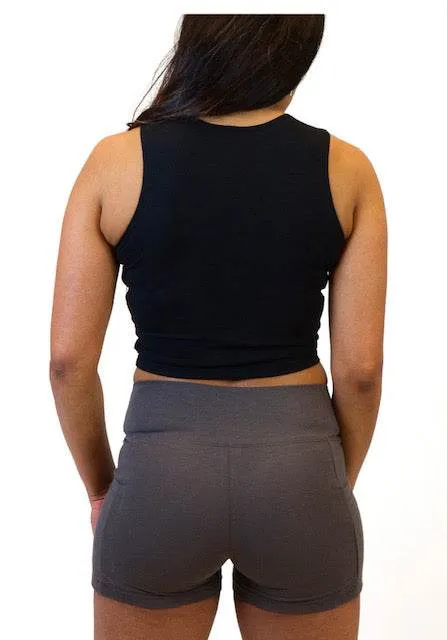 Crop Tank Hemp Top for Yoga, Workout & Casual Wear