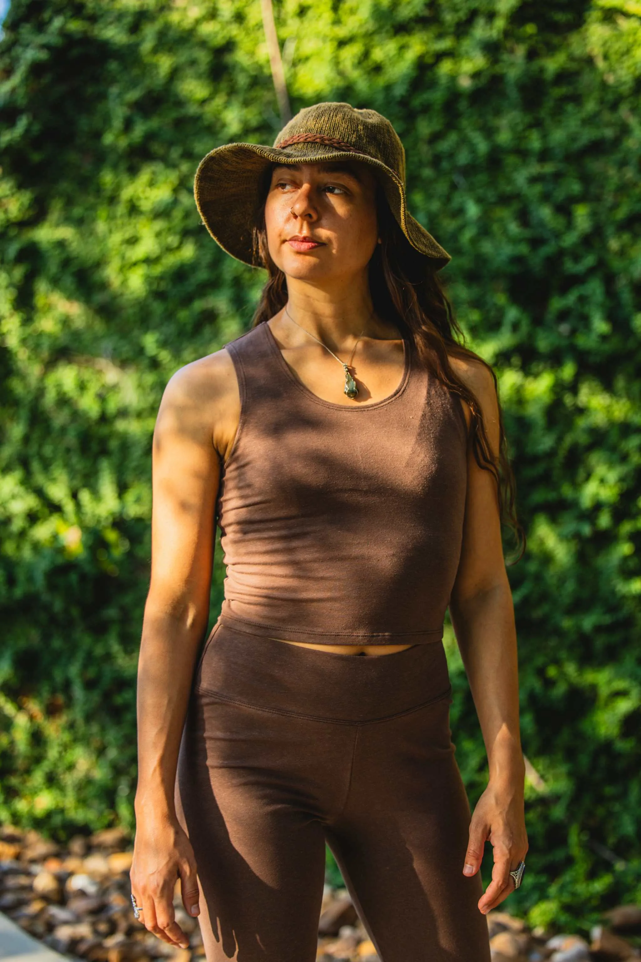 Crop Tank Hemp Top for Yoga, Workout & Casual Wear