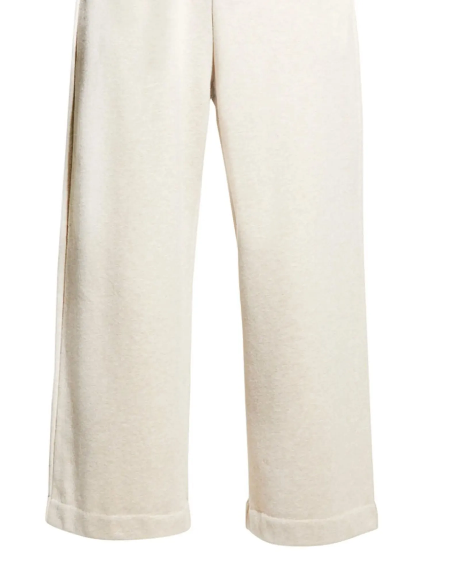 Cropped Sweatpants in White Sand | White Sand