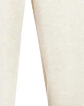 Cropped Sweatpants in White Sand | White Sand