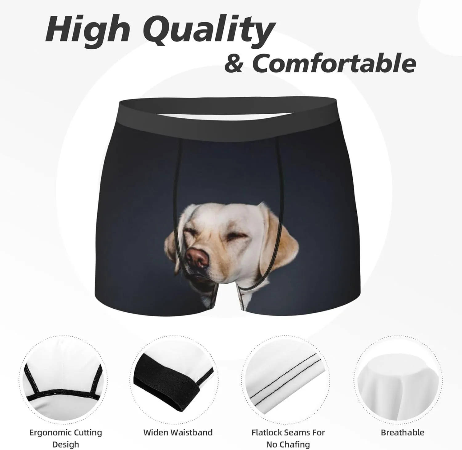 Cross Men'S Mesh Boxer Briefs Breathable Sports Underwear