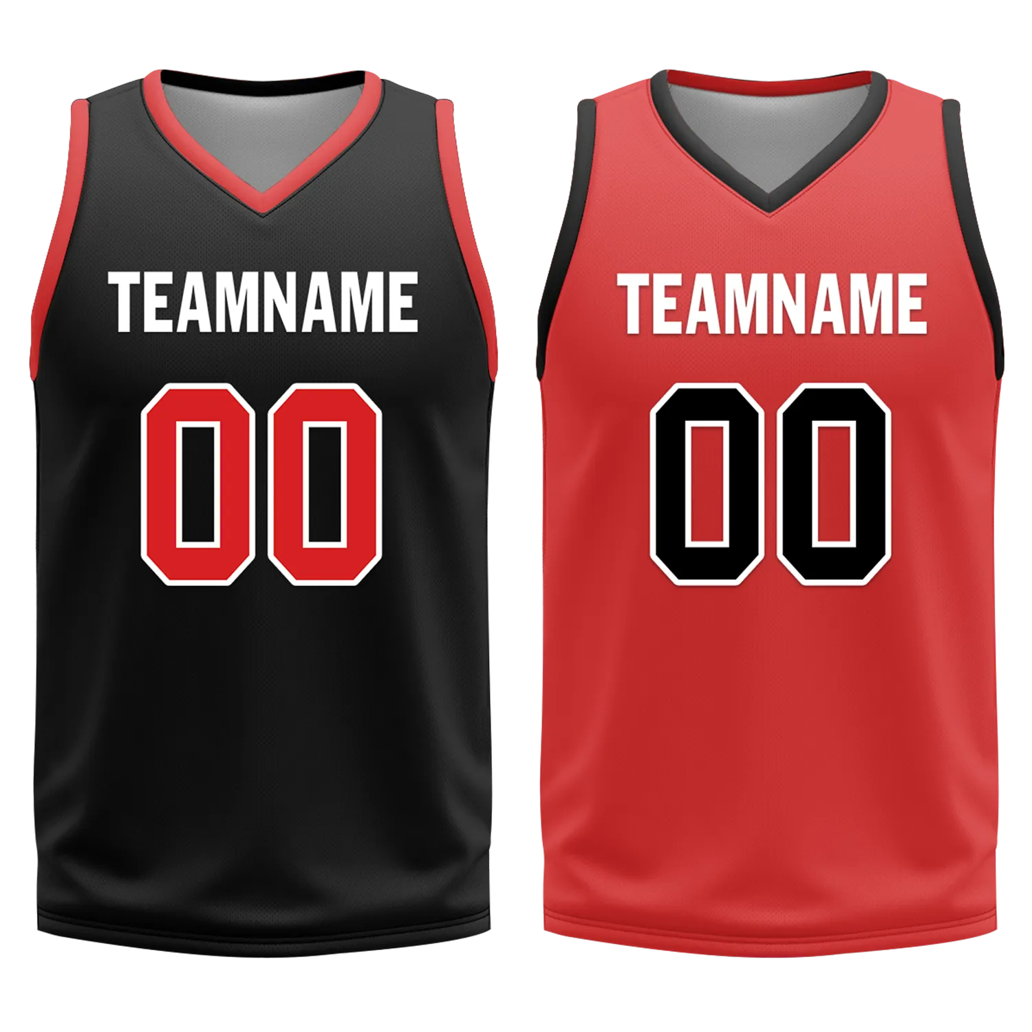 Custom Black White Classic Style Reversible Basketball Uniform Personalized BBJR-D017006