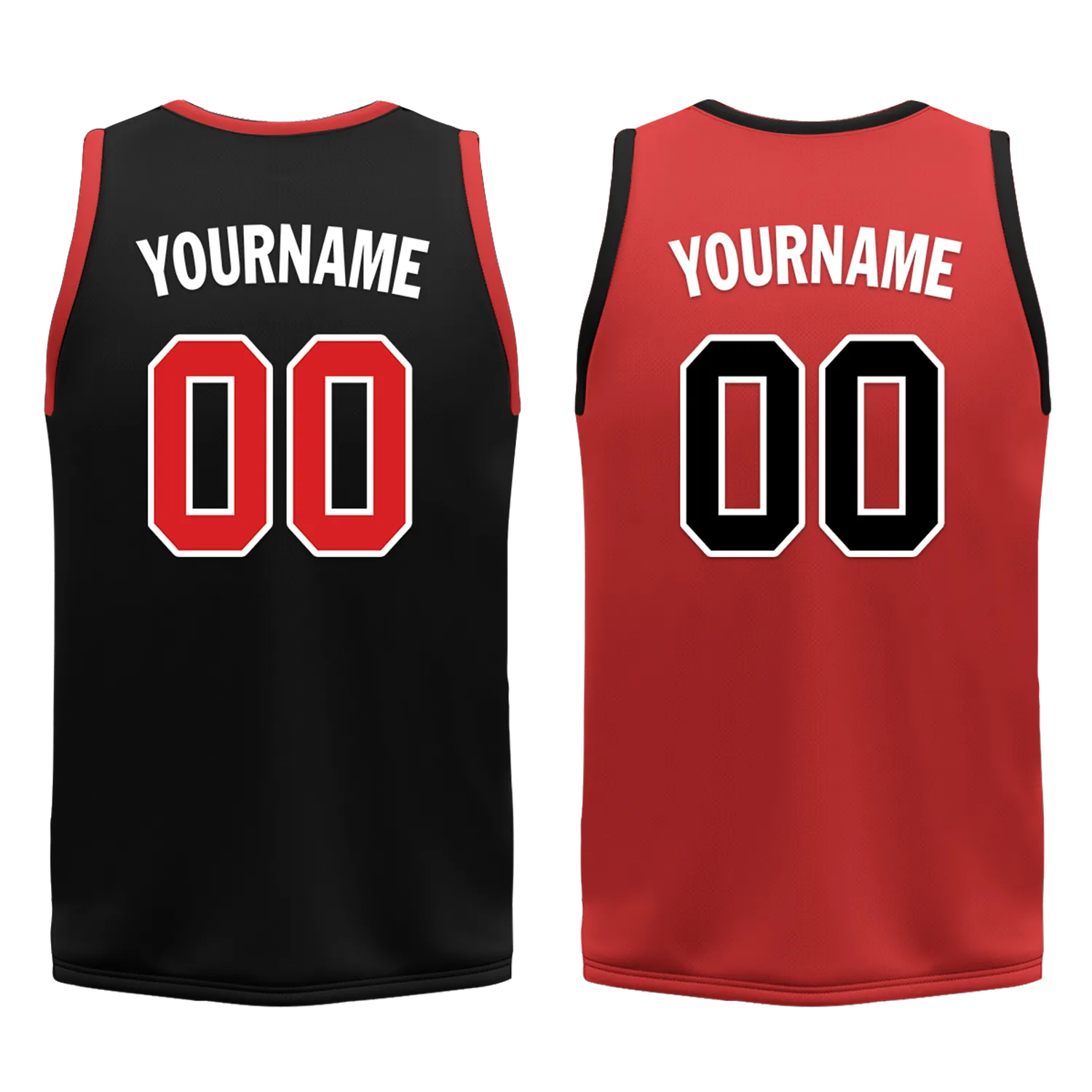 Custom Black White Classic Style Reversible Basketball Uniform Personalized BBJR-D017006