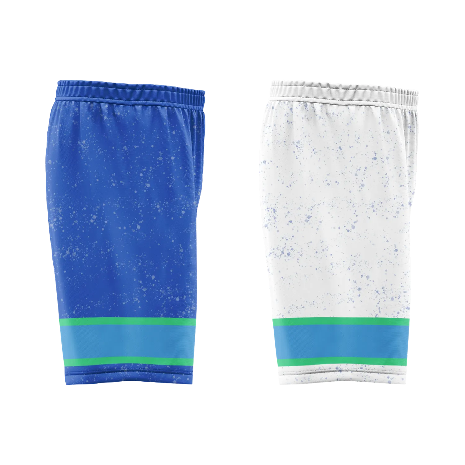 Custom Blue White Classic Style Reversible Basketball Uniform Personalized BBJR-D017009