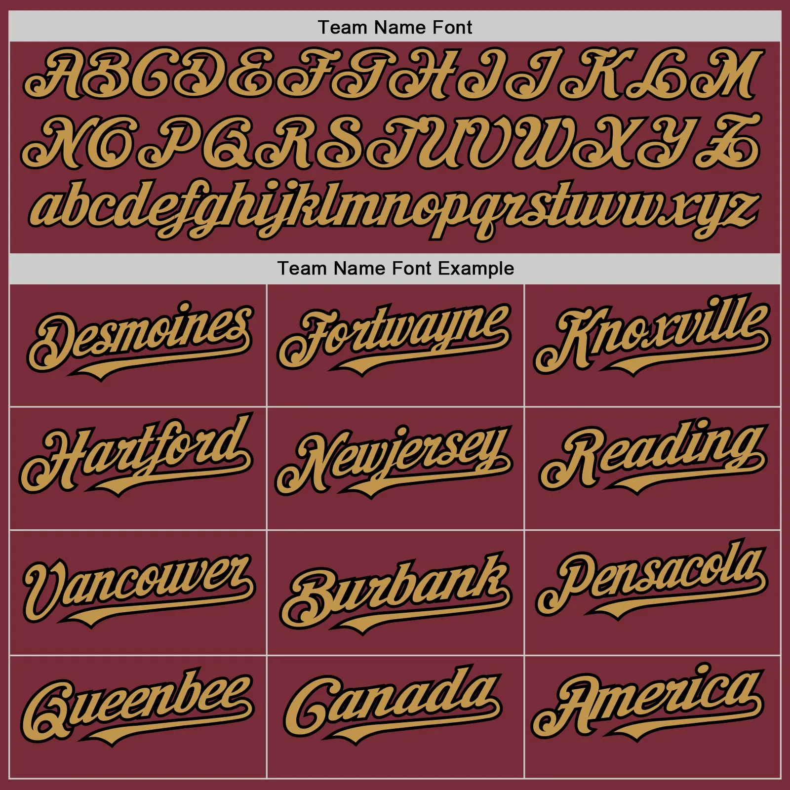 Custom Burgundy Old Gold-Black 3 Colors Arm Shapes Authentic Baseball Jersey