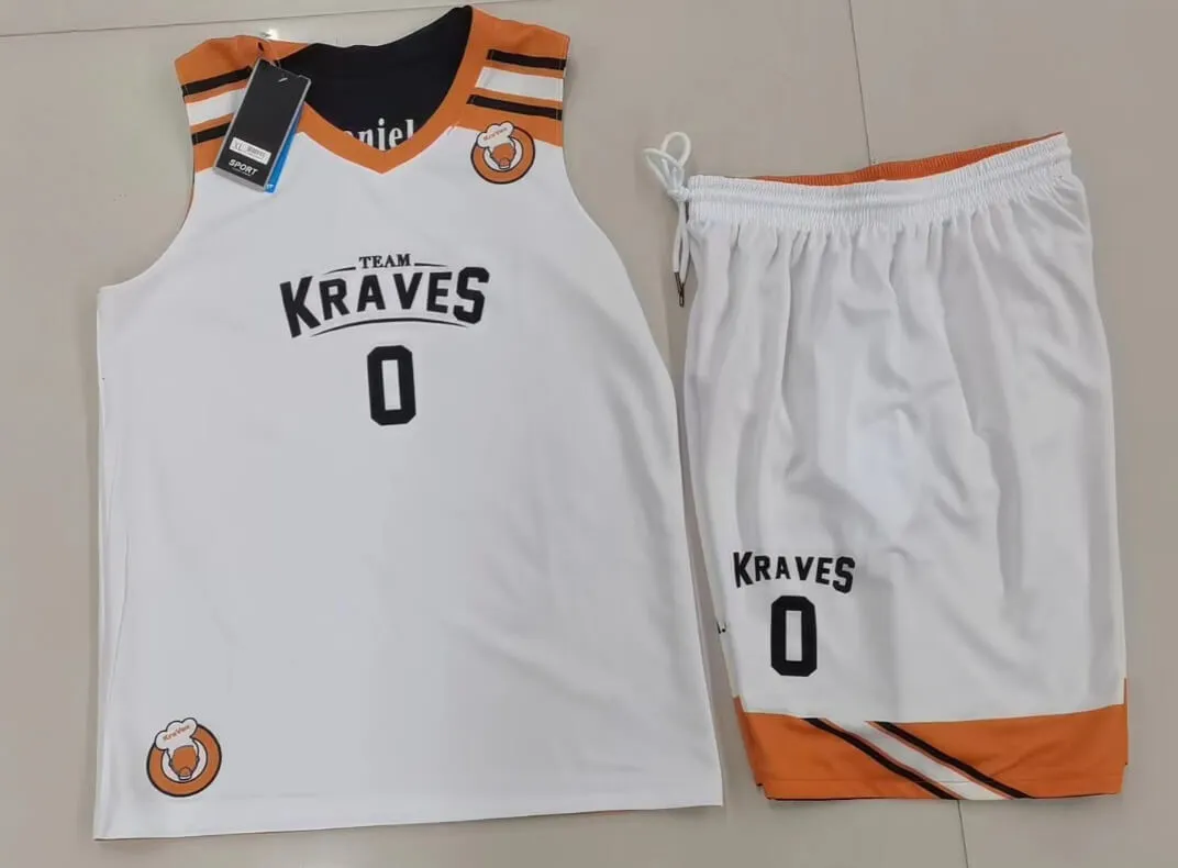 Custom Design Reversible Basketball Uniform